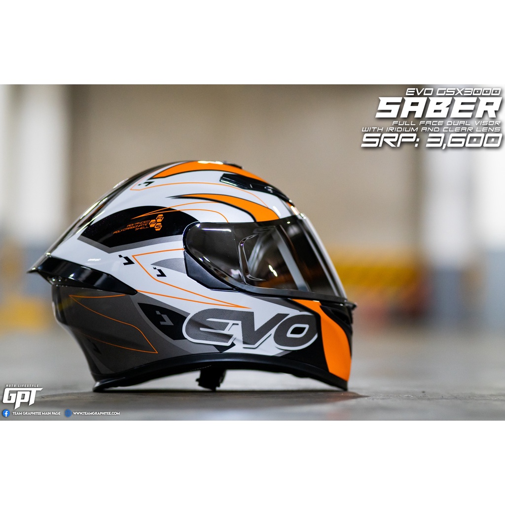 EVO HELMET GSX3000 V2 SABER Shopee Philippines