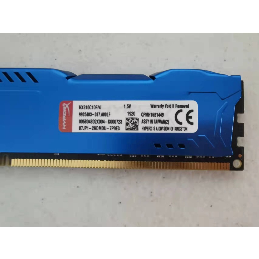 Kingston HyperX FURY 8GB 1600MHz DDR3 Blue HX316C10F 8 HX316C10F 4 Shopee Philippines