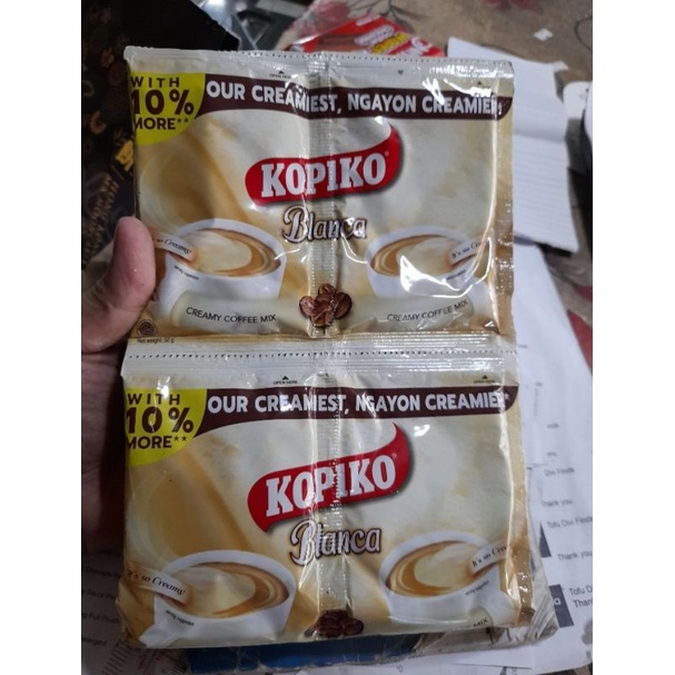 KOPIKO BLANCA COFFEE TWIN X 10PCS | Shopee Philippines