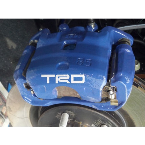 8pcs Toyota TRD Brake Caliper Calliper Decals Stickers MR2 GT86 Avensis