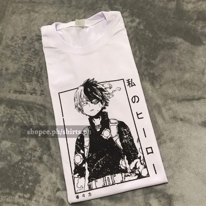 Todoroki Shoto Aesthetic MHA Anime Shirt Tshirt for Men for Women ...