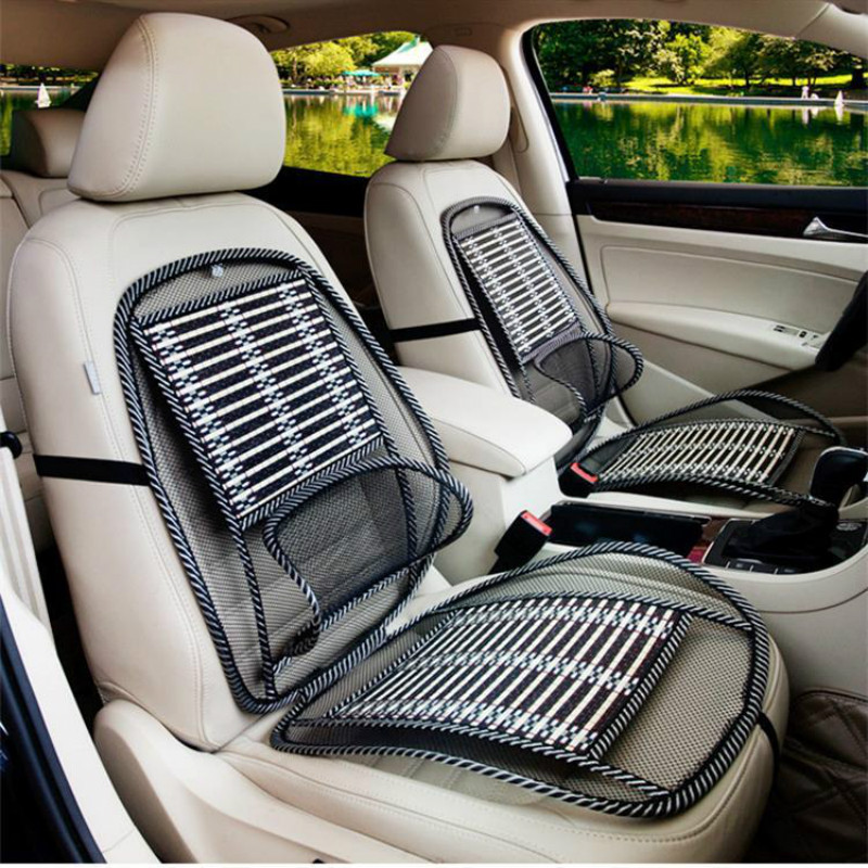 Bamboo Cooling Pad Mesh Lumbar Lower Back Support Car Seat Chair Cushion Pad Breathable Car Seat Waist Cushion Summer Driver Seat Back Rest Breathable Hollow Back Shopee Philippines