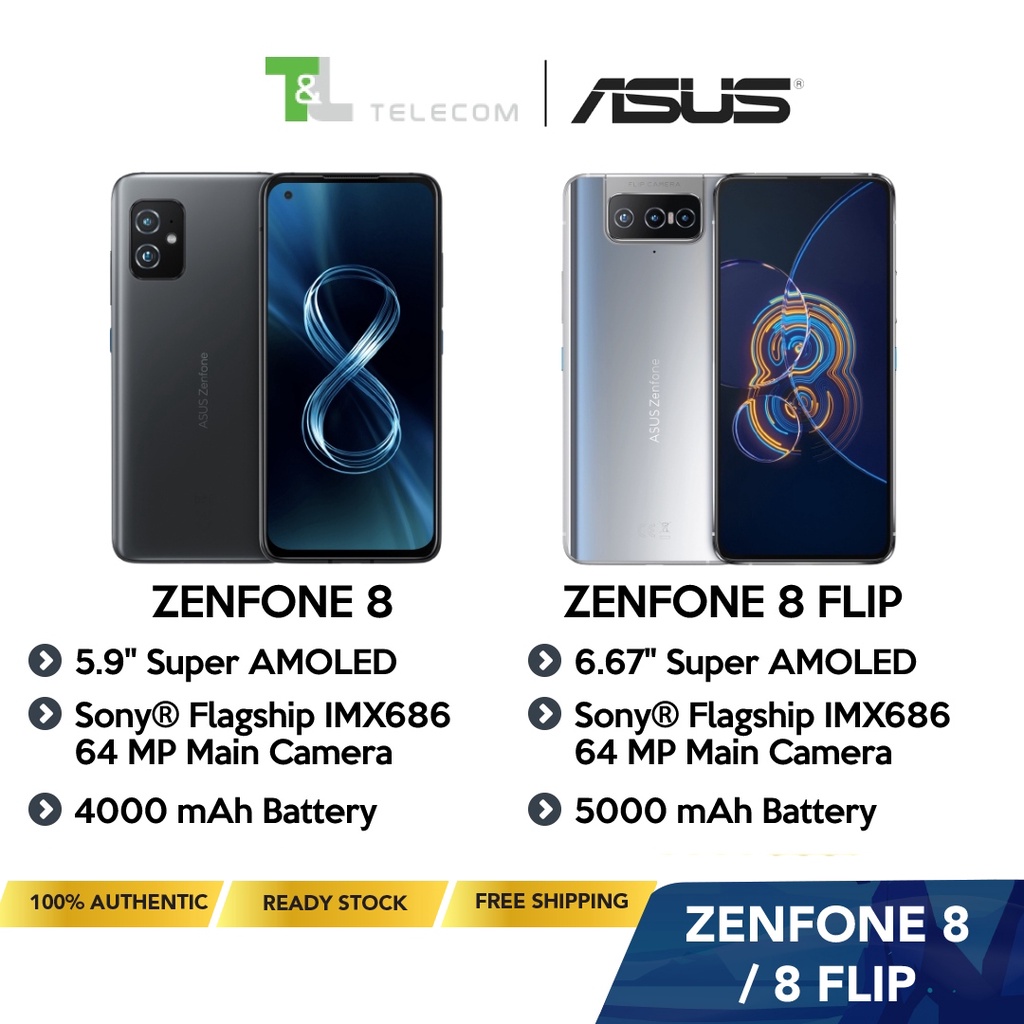 Asus Zenfone 8 (ZS590KS) 12GB+256GB DUAL SIM / Asus Zenfone 8 Flip ...