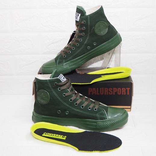 Converse All Star High Army High Converse Army Green Shoes Shopee Philippines