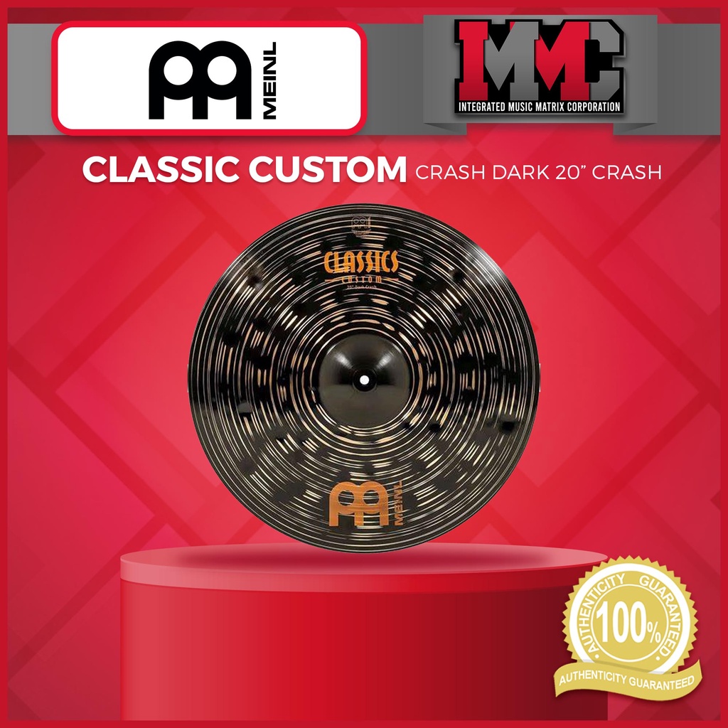 MEINL CLASSIC CUSTOM 20" DARK CRASH CYMBALS Shopee Philippines