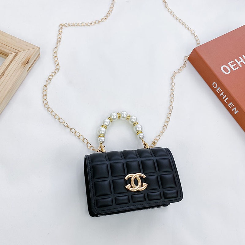 Baby Girls Bags Girl Kids Cute Pearl Portable Design Messenger Bag