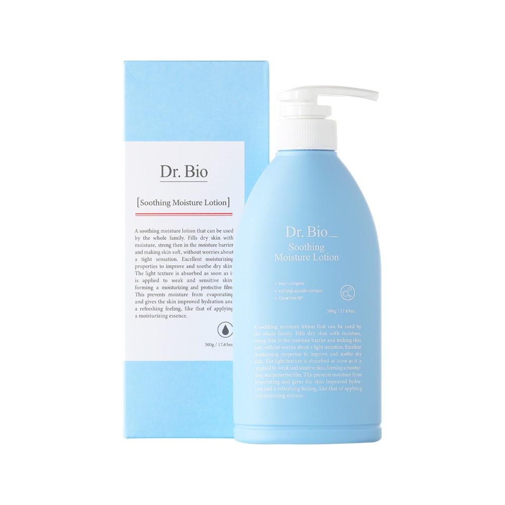 Dr.Bio Soothing Moisture Lotion 500ml | Shopee Philippines