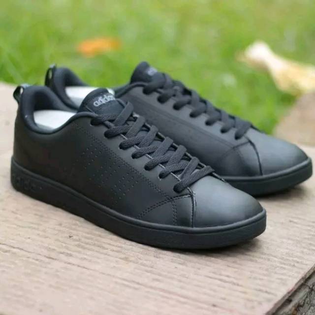 Adidas Neo Advanted Full Black Shoes Imported Vietnam For Boys