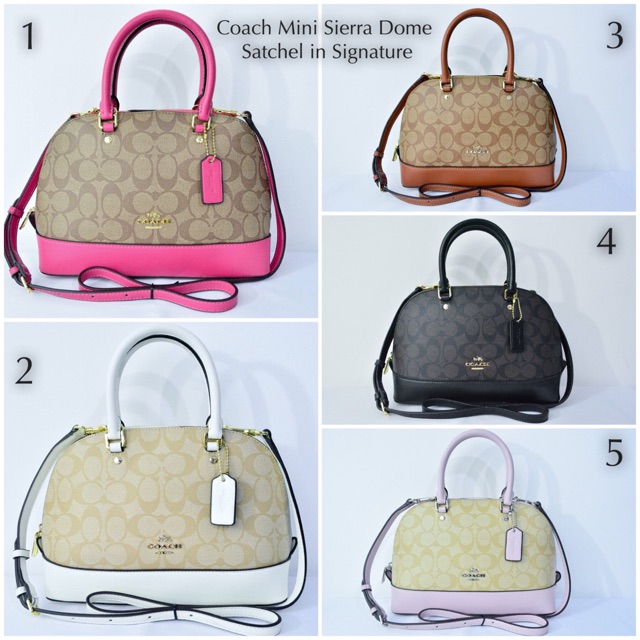 Coach mini sierra on sale dome