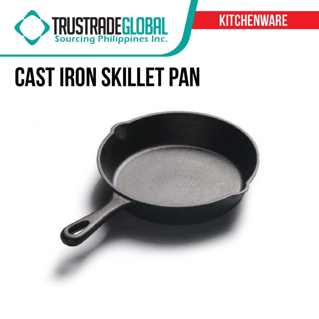Cast Iron Non Stick Skillet Pan Shopee Philippines
