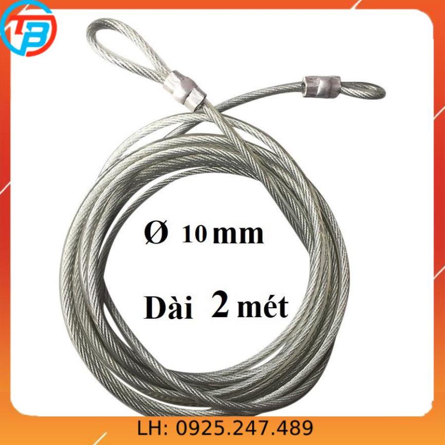 10mm African plastic-coated car lock cable - 2 meters long STEEL CABLE ...