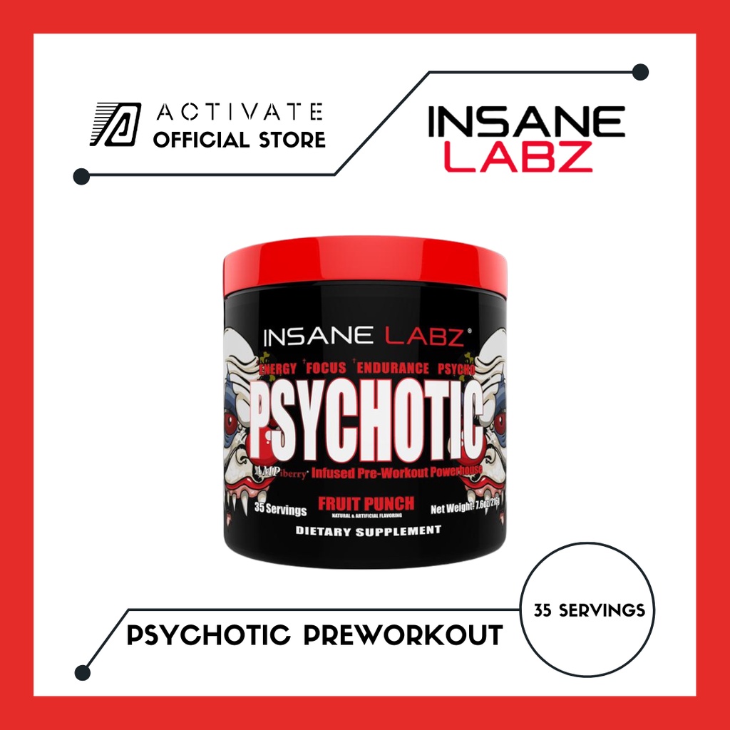 Insane Labz Psychotic PreWorkout Insane Energy, Focus, and
