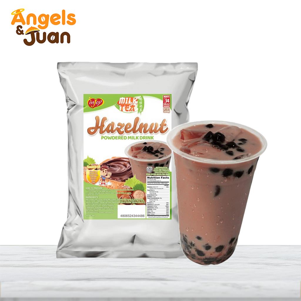 inJoy Hazelnut Powdered Milk Tea Drink 500g Shopee Philippines
