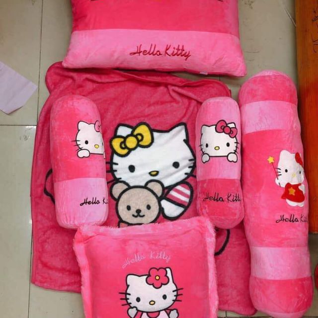 Hello kitty pillow store set