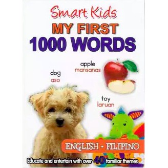 Smart Kids My First 1000 Words (English - Filipino) | Shopee Philippines