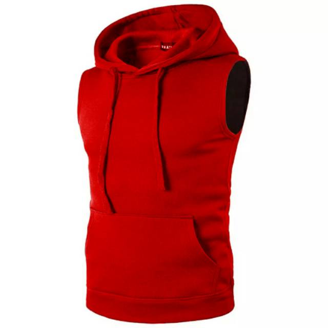 Hoodie store sleeveless jacket