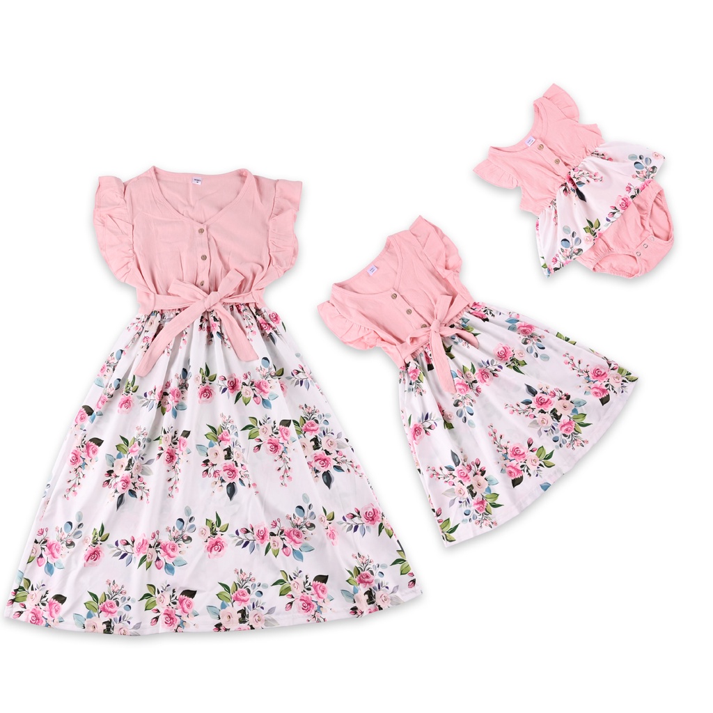 mother and daughter terno dress floral dress Shopee Philippines
