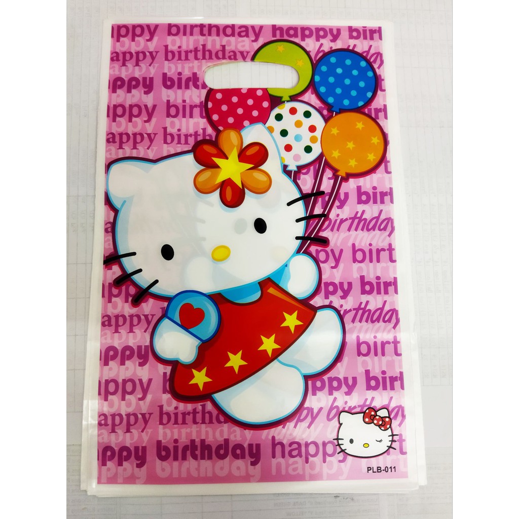 Pearly Loot bag "HELLO KITTY" (1 pack x 10 pcs ) Shopee Philippines