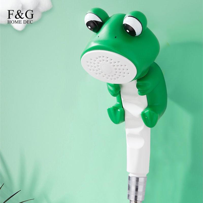 Bathroom Children's bath shower head set cartoon toy child handheld color external baby shampoo