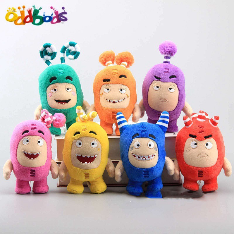 18cm Oddbods Plush Soft Cuddly Toy Newt Bubbles Pogo Zee Jeff Fuse ...