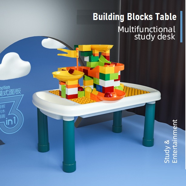 Table For Children Building Blocks Learning Playing Study Drawing Lego