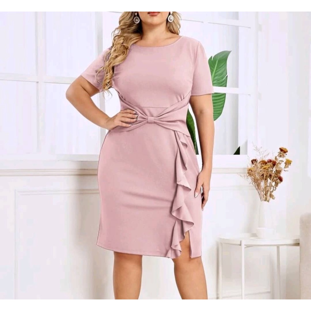 Party Wedding Anniversary Prenup Graduation Birthday Casual Formal Casual  Plus Big Size Dress | Shopee Philippines