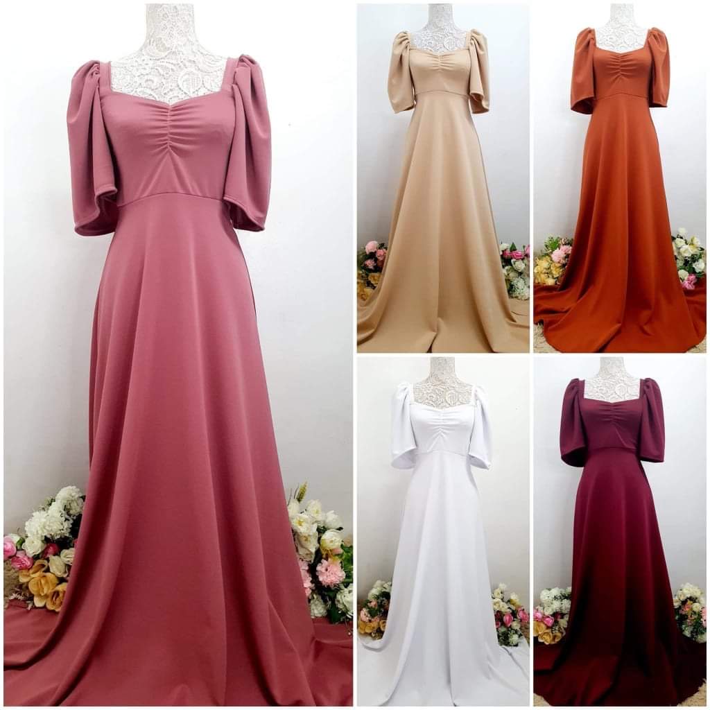 Filipiniana bridesmaid dress Shopee Philippines