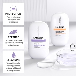 LANBENA Sunscreen Niacinamide Sunscreen whitening lightening Clear Skin ...