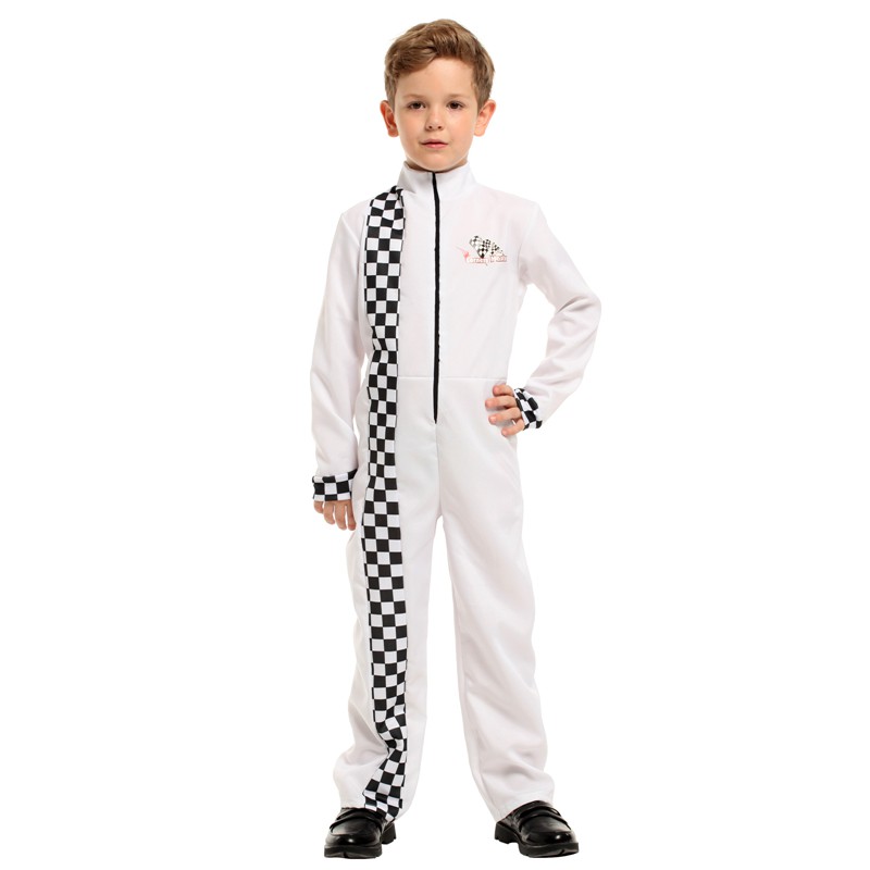 Sports Cars Race Car Driver Racing Costume for Kids Instrams Sportsfest ...