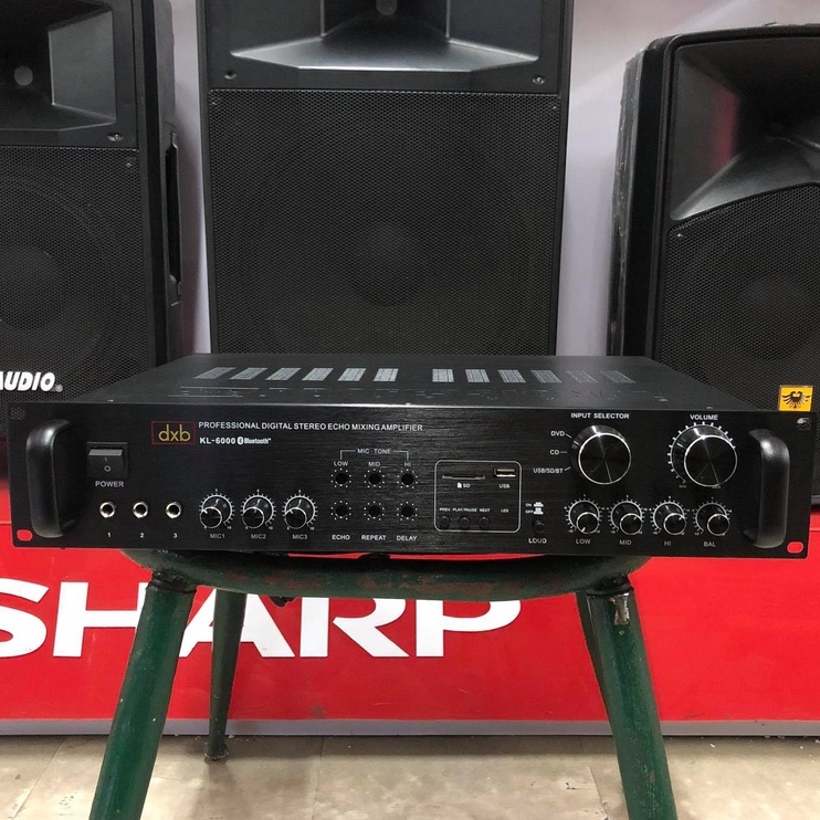 dxb KL6000 Integrated Amplifier 56V/12 Transistors (3000w PMPO/300w RMS