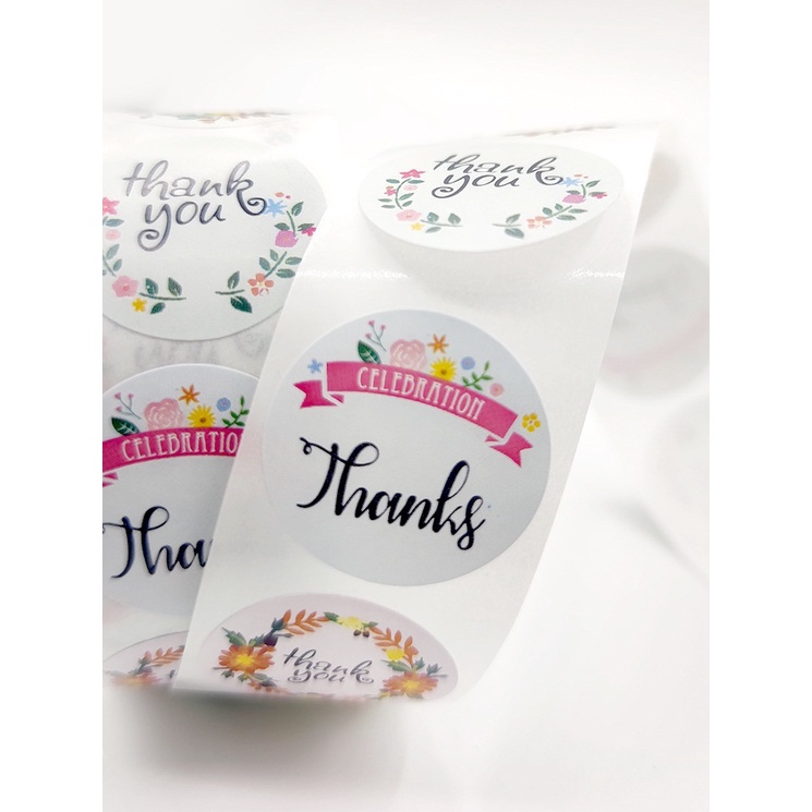 500 stickers thank you stickers dessert cake baking seal stickers ...