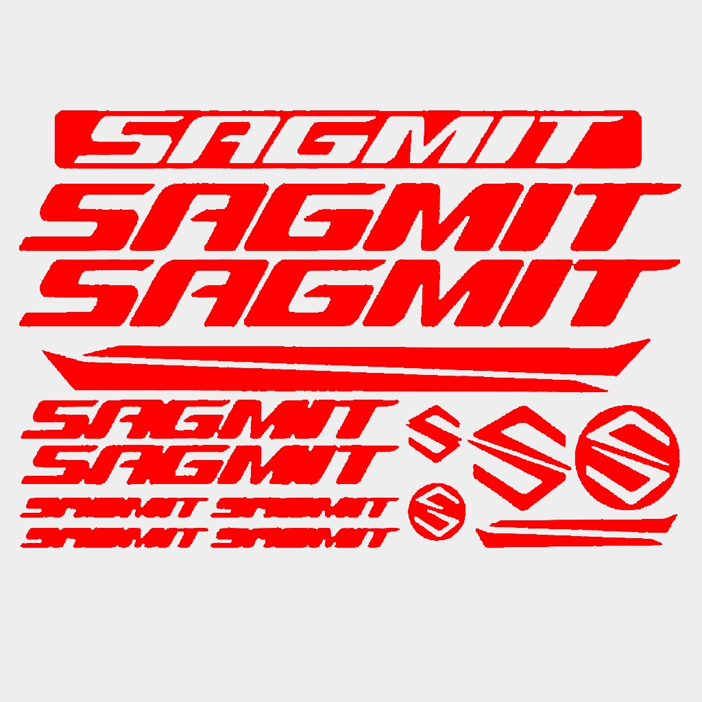 Sagmit Frame Mtb Decals Sticker More Colors | Shopee Philippines
