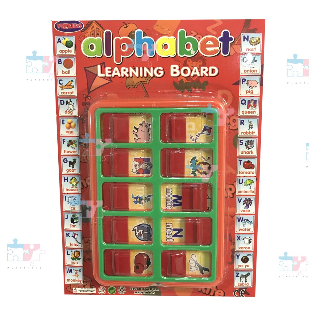 Alphabet Learning Board PLAYTIME | Shopee Philippines