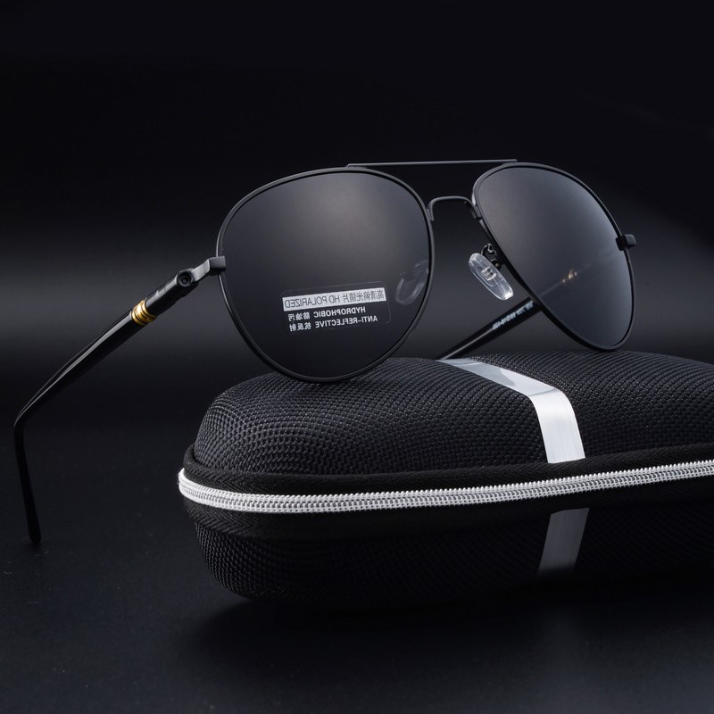 RoShari Sunglasses Classic Retro Pilot Polarized Coating Anti ...
