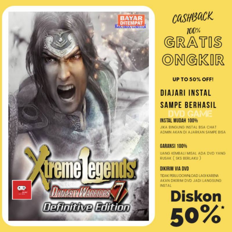 Dynasty WARRIORS 7 Xtreme Legends Definitive Edition Pc Game / DVD CD