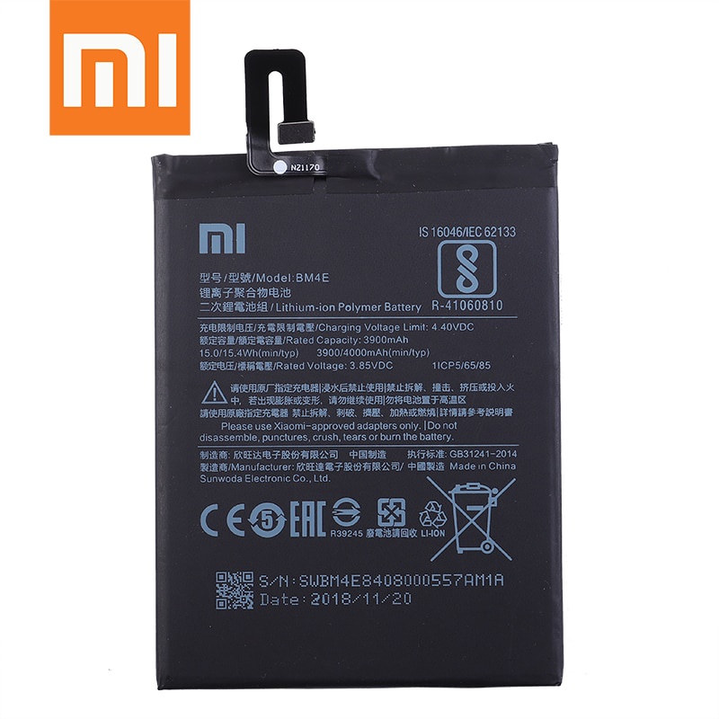 Xiaomi Pocophone F1 Poco F1 Battery Bm4e Battery Replacement For Xiaomi Pocophone F1 Shopee 7965