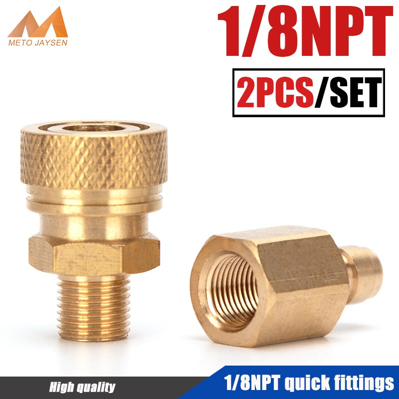 1/8NPT M10x1 1/8BSPP PCP Male Plug Connector 8mm Female Quick ...