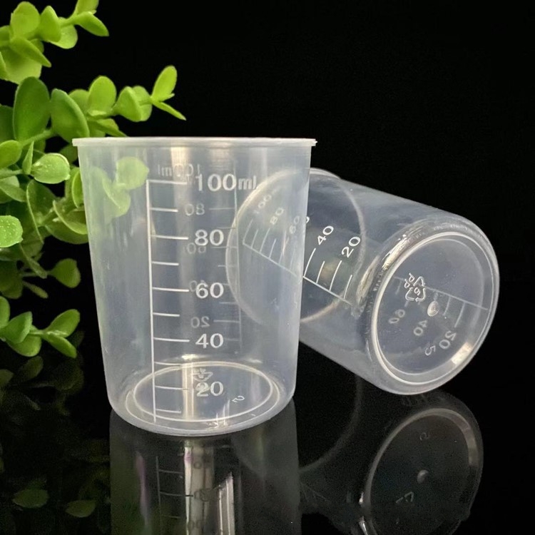 Plastic Measuring Cup, Transparent Measuring Cup 100ml, Kitchen