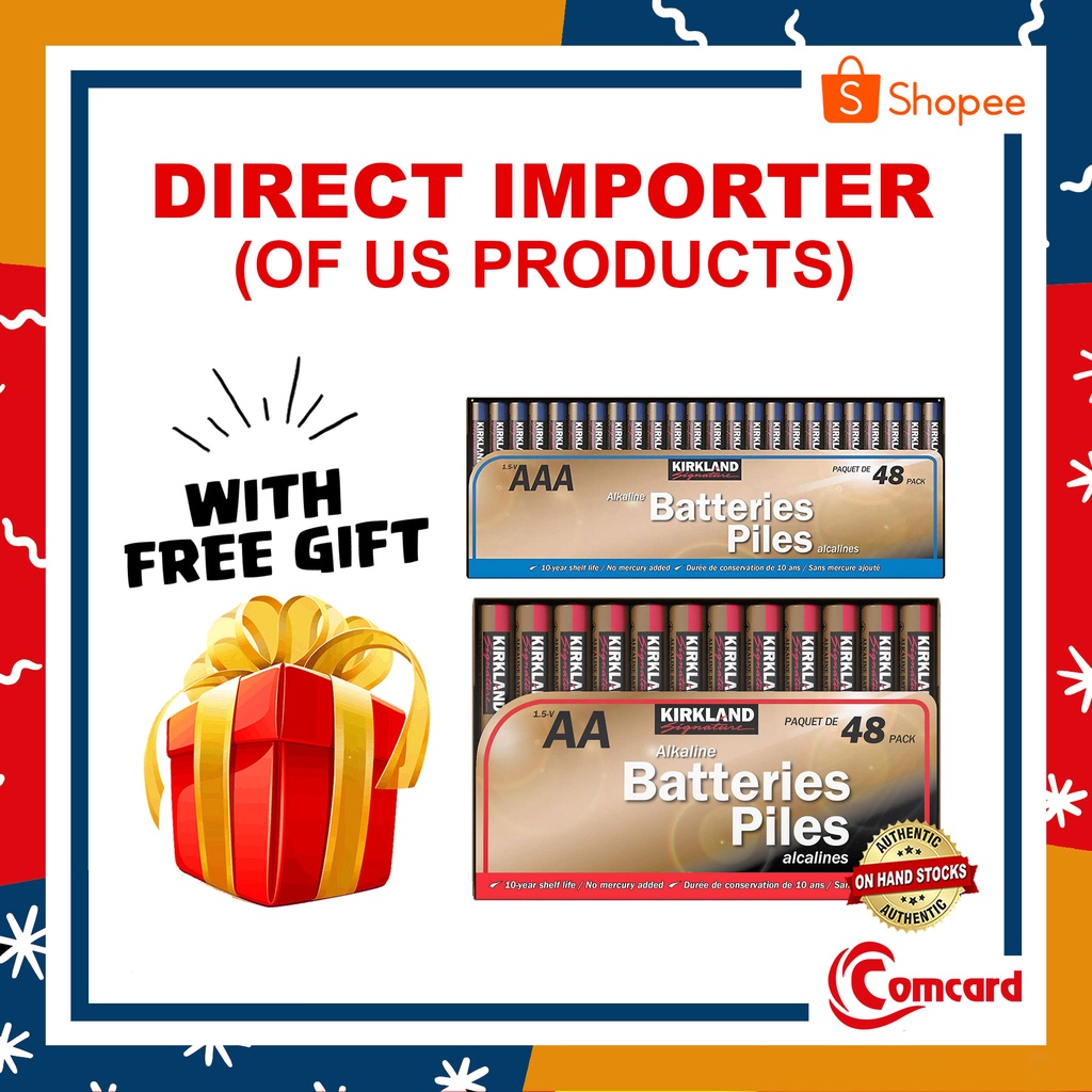 Kirkland Signature AA 1.5V Alkaline Battery 48 pack (SRD) CPM