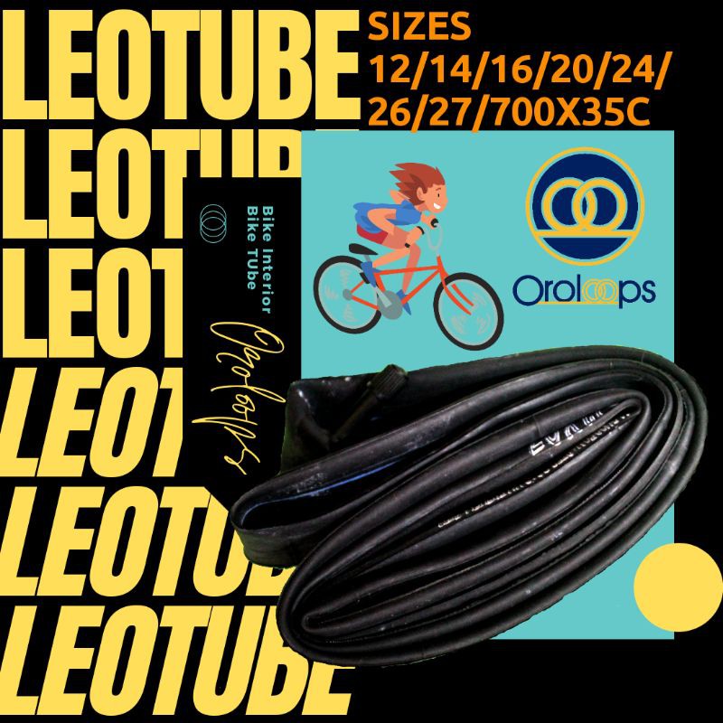 Leo Tube Bicycle Inner Tube Bike Interior Size 12 14 16 20 24 26