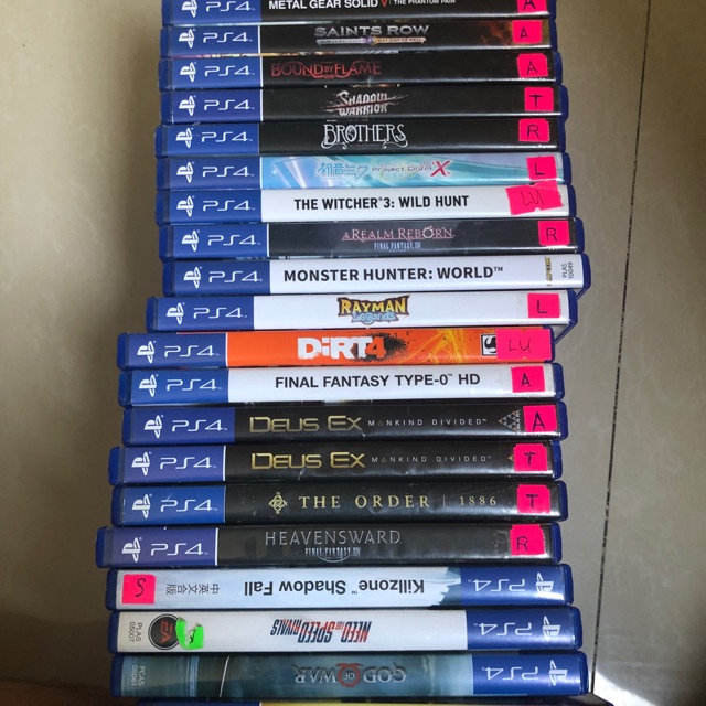 Ps4 and games clearance bundle