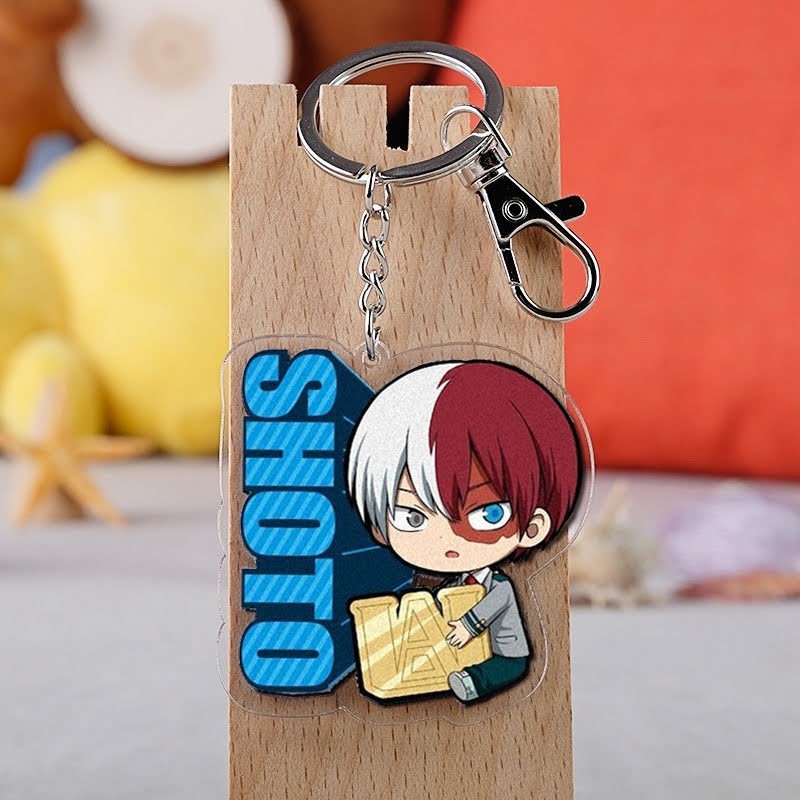 MY HERO ACADEMIA Acrylic Keychain Key Ring Anime Series Collectibles Deku Bakugou Todoroki BNHA Shopee Philippines