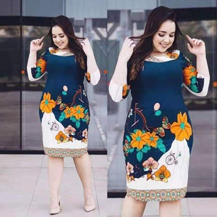 Lazada dress big size best sale