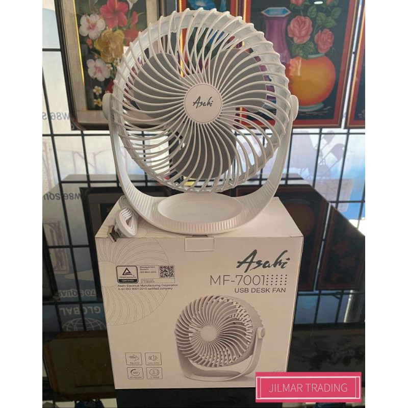 ASAHI MF7001 USB RECHARGEABLE MINI DESKFAN Shopee Philippines
