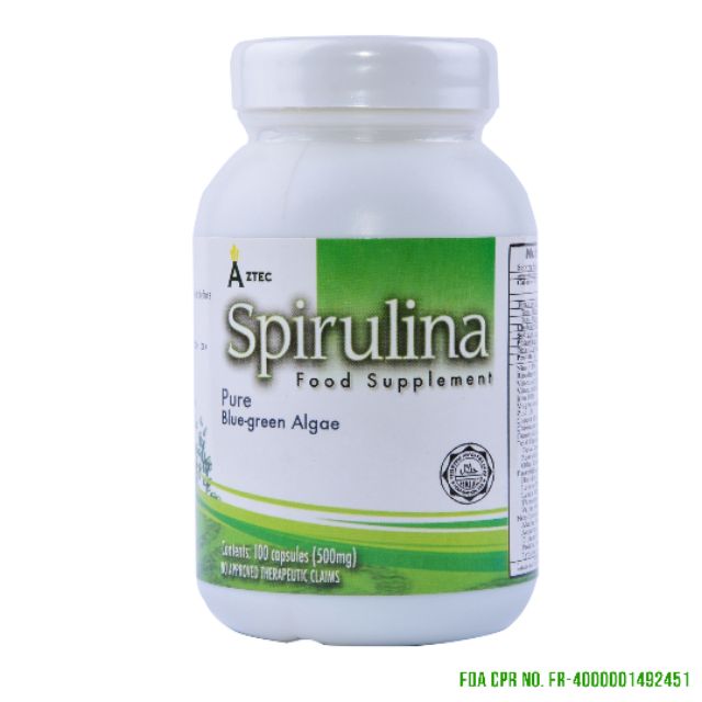 AZtec Spirulina Capsule 100s Shopee Philippines