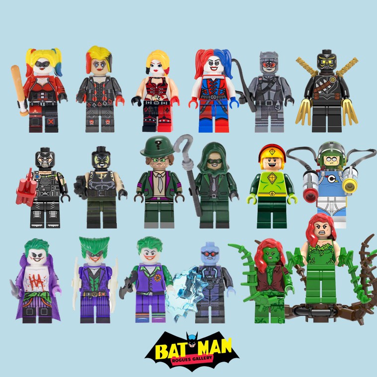 Lego Like DC Batman Villains Rogues Gallery Set (15 Figures) Shopee