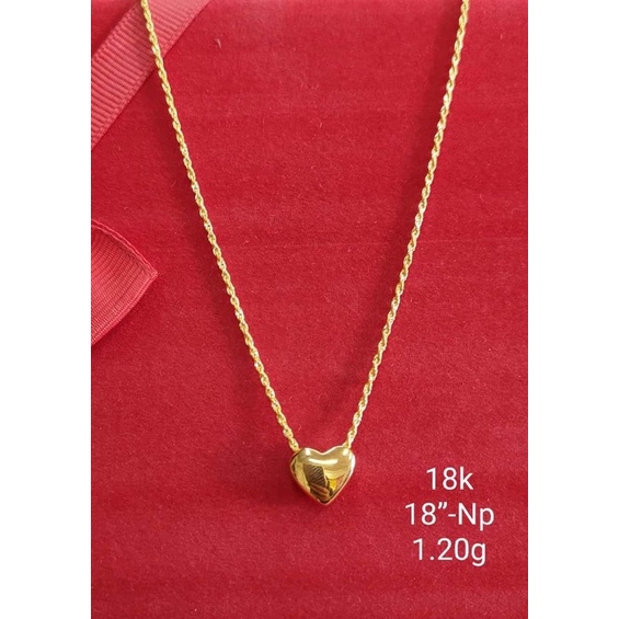 PAWNABLE 18k SAUDI GOLD NECKLACE w/ ivana Pendant | Shopee Philippines