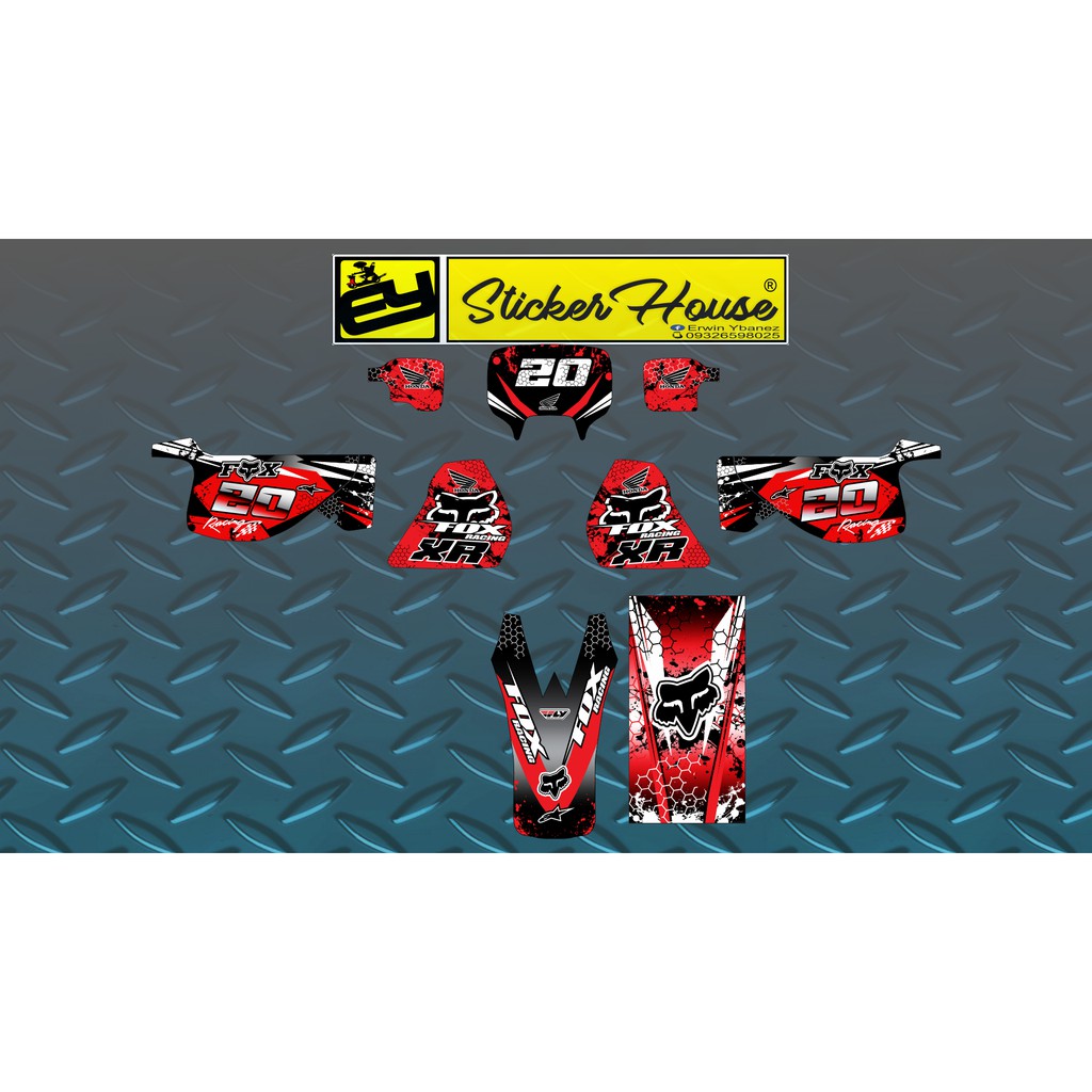 XR 200 DECALS LAMINATED Shopee Philippines