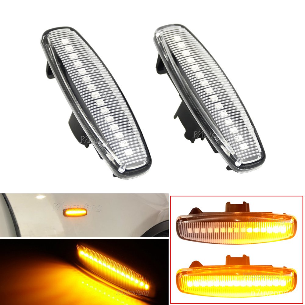 2x LED Side Marker Lights Repeater Lamp For Infiniti EX25 EX35 EX37 ...