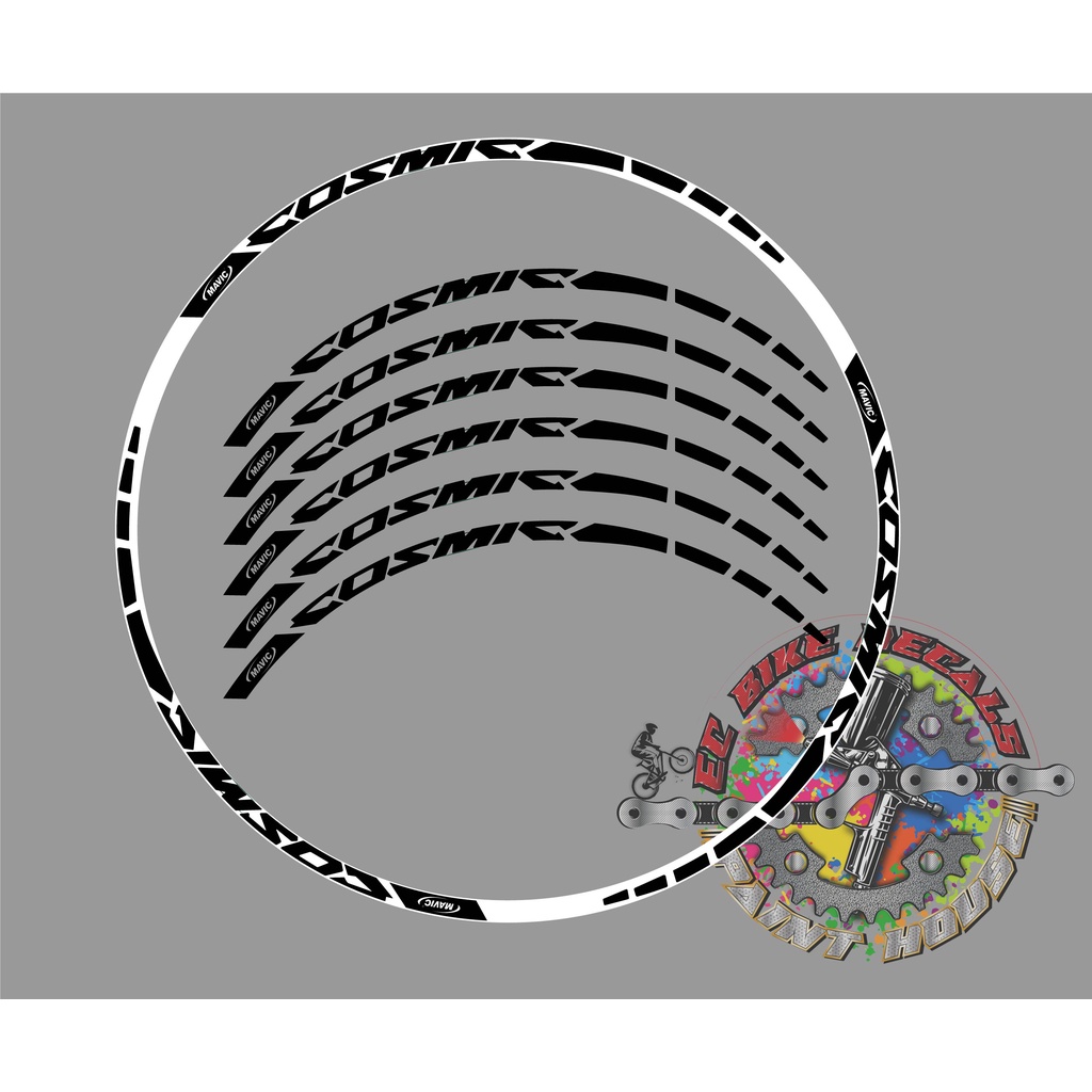 EC BIKE MAVIC COSMIC BIKE RIM DECALS | Shopee Philippines